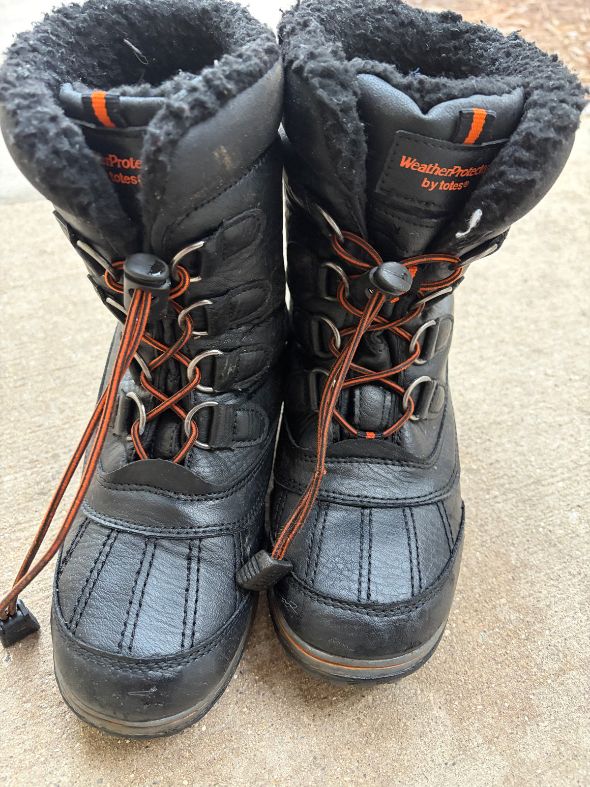 Black snow winter boots Very warm - size Shoes - Kids 3