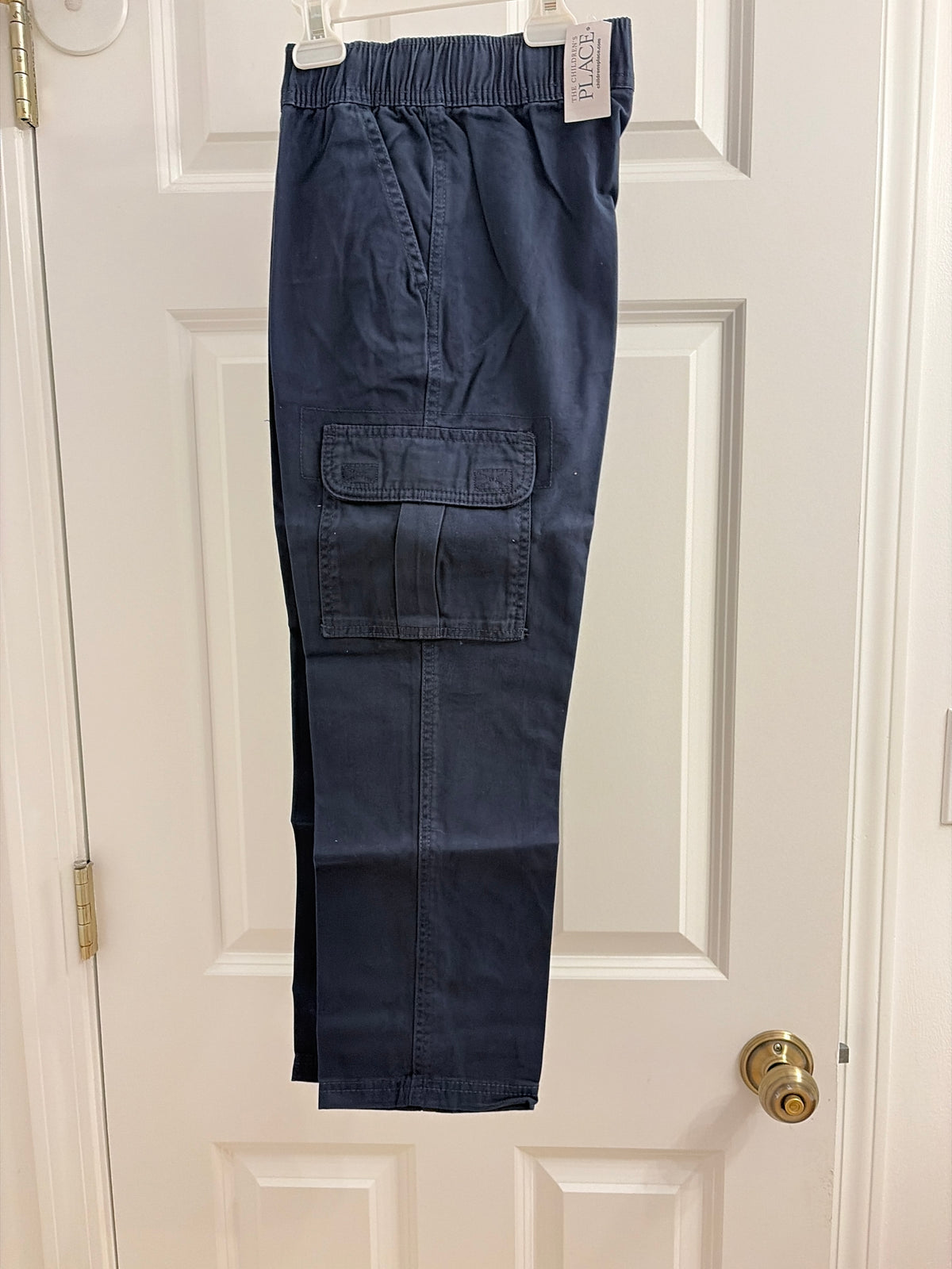 NWT new cargo pants Navy blue - size Youth - 8 (M)