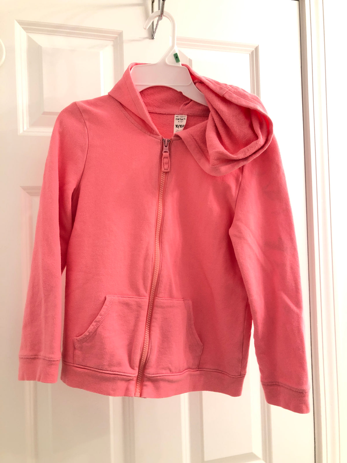 Carters jacket hoodie Pink cotton - size Youth - 10 (L)