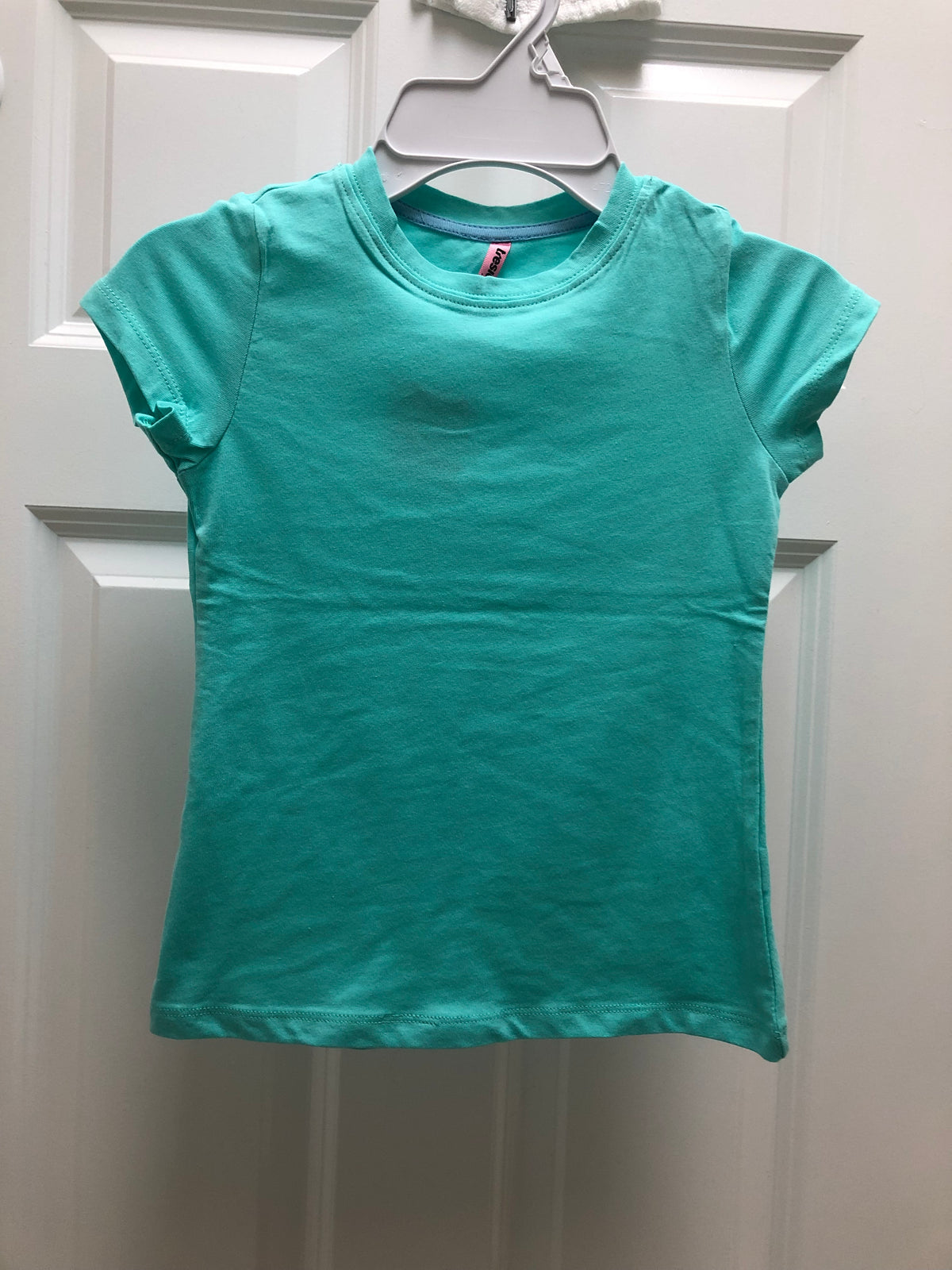 New turquoise t-shirt - size Youth - 5 (XS)