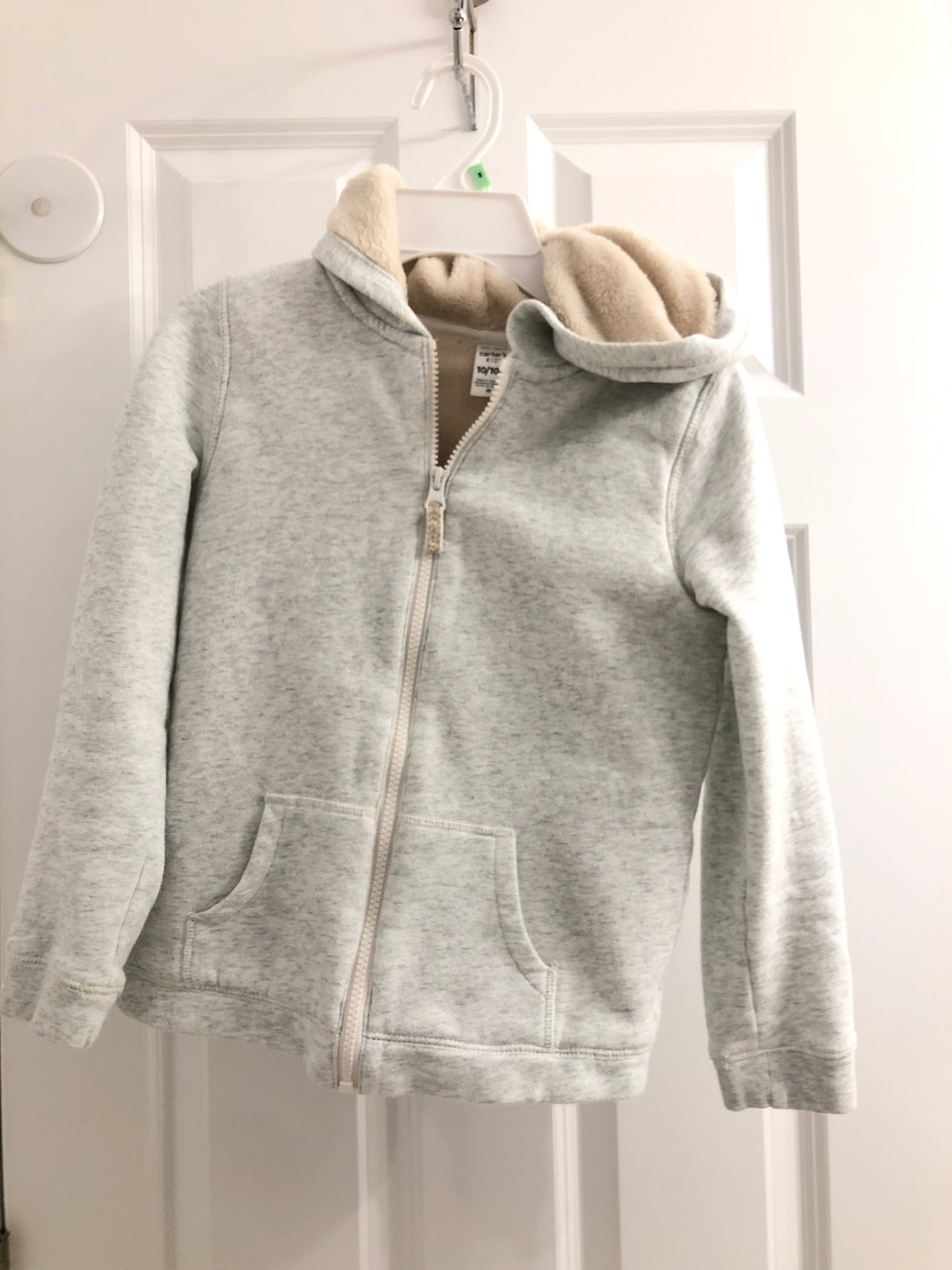 Gray sweatshirt hoodie Like new - size Youth - 10 (L)
