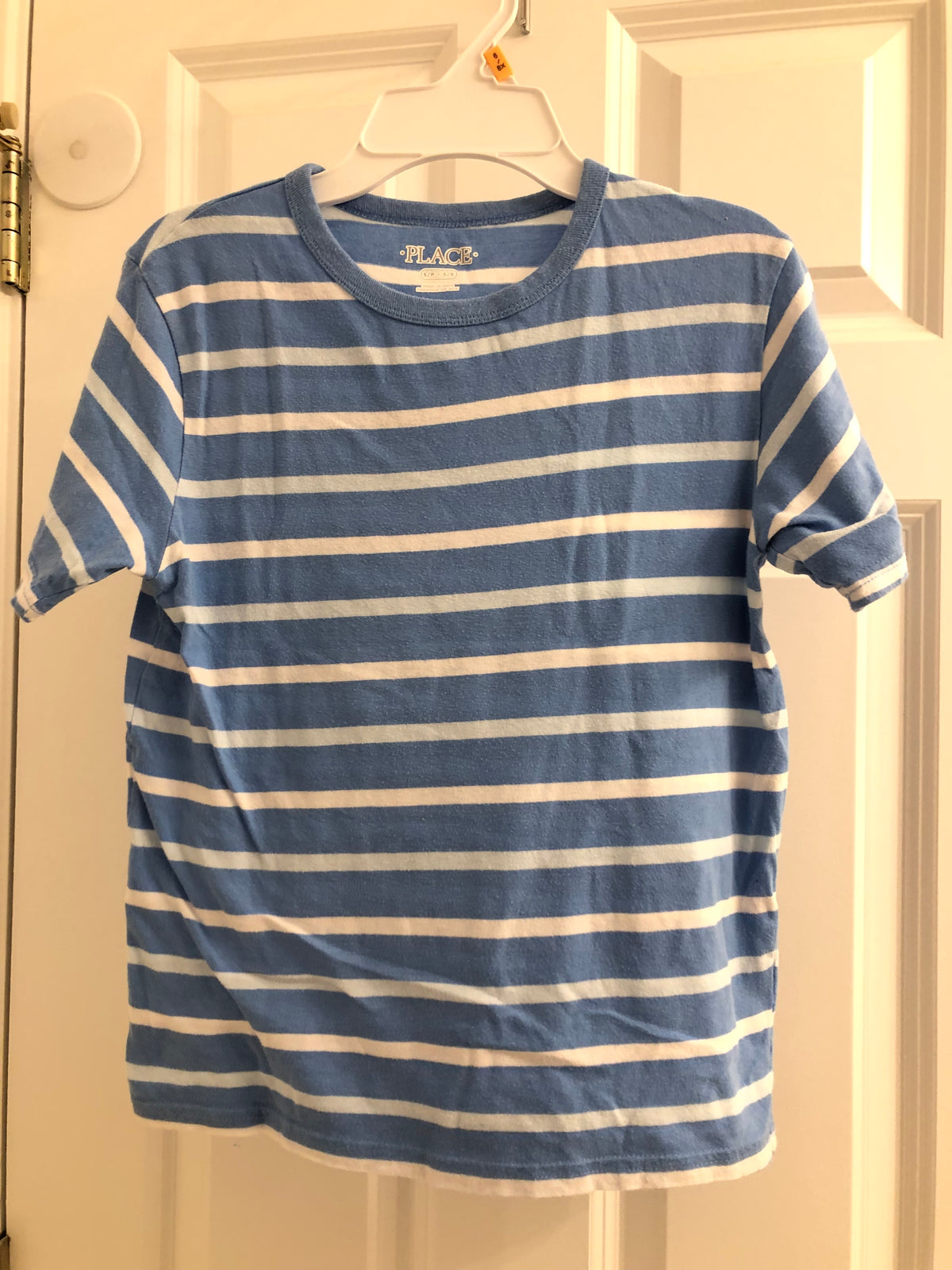 Striped blue t-shirt Cotton - size Youth - 5 (XS)