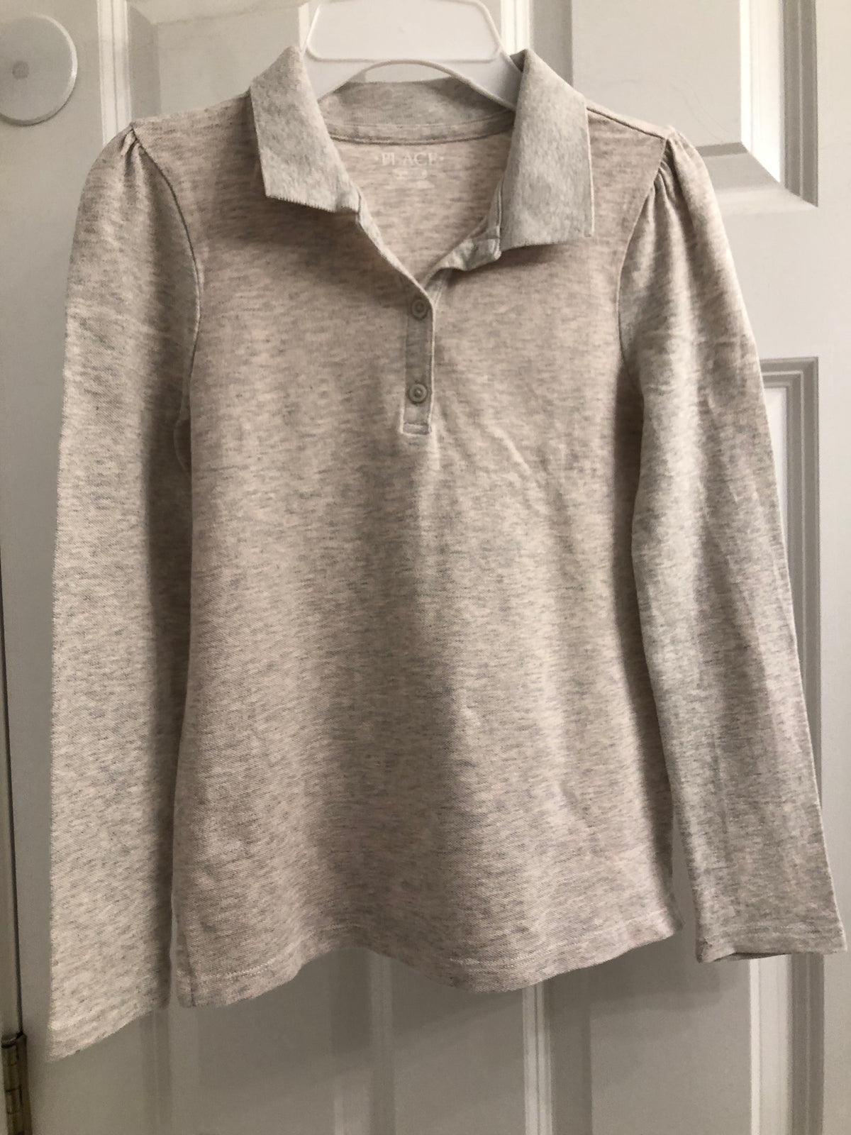 CP polo shirt Light gray. 100% cotton - size Youth - 7 (S)