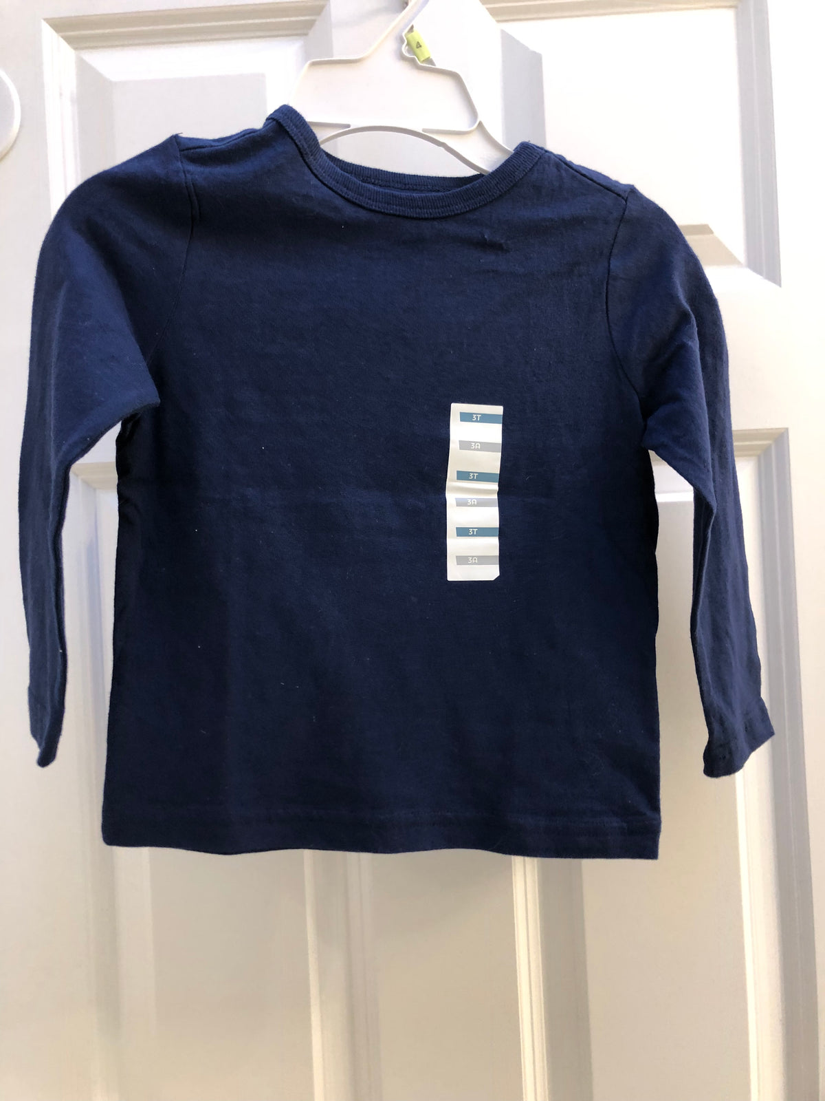 New navy blue tee Long sleeve. - size Toddler - 3T