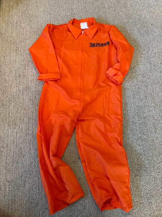 Jail jumpsuit Small 4-6 - size Youth - 5 (XS)