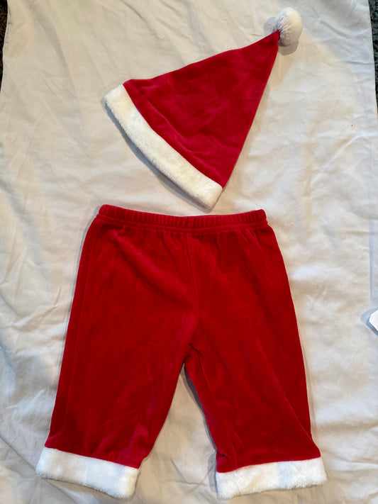 Santa pants and hat Cherokee 6M - size Month - 3-6 / 6M