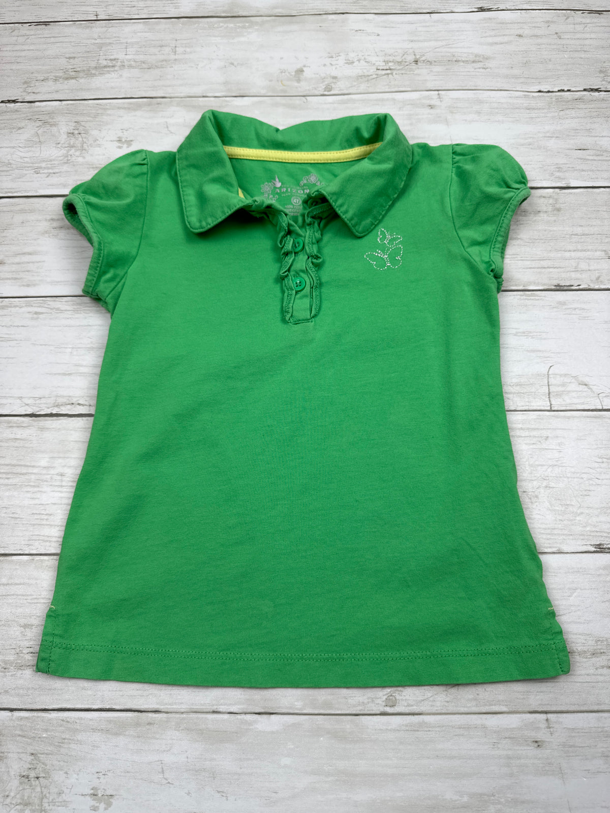 Arizona green polo - size Toddler - 4T