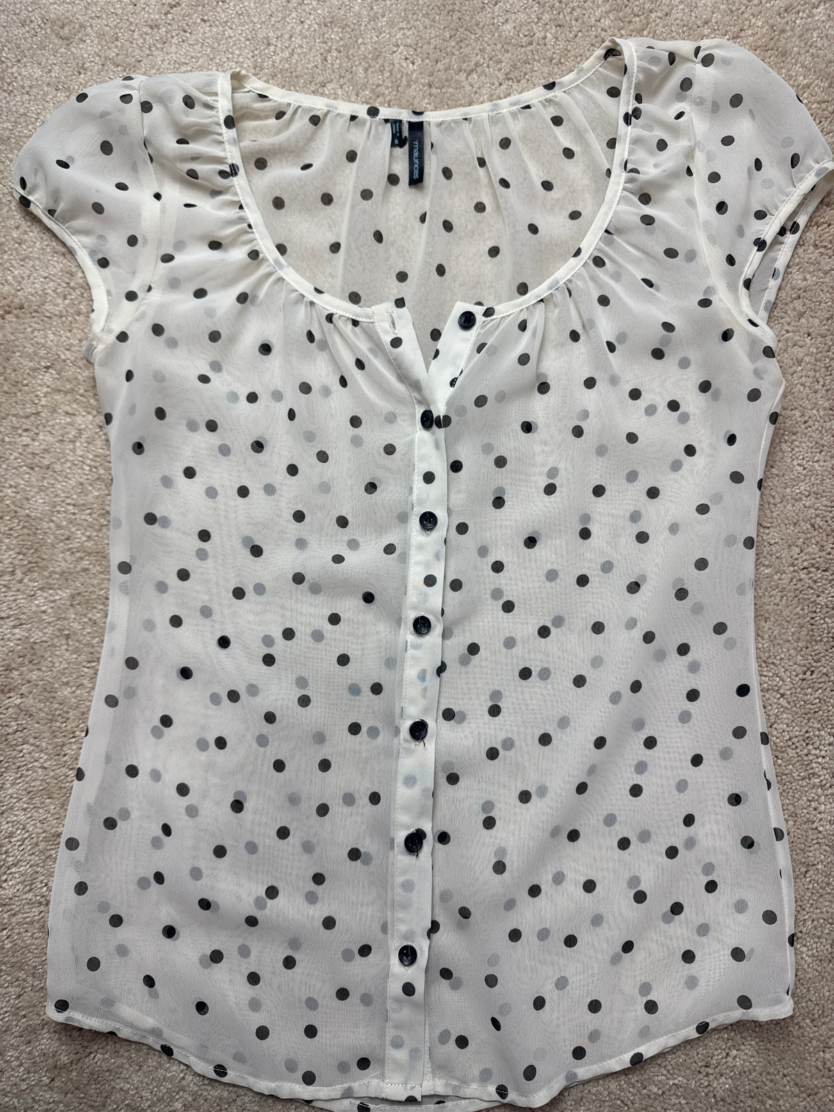 Maurice's silky button down - size Women - S (4/6)