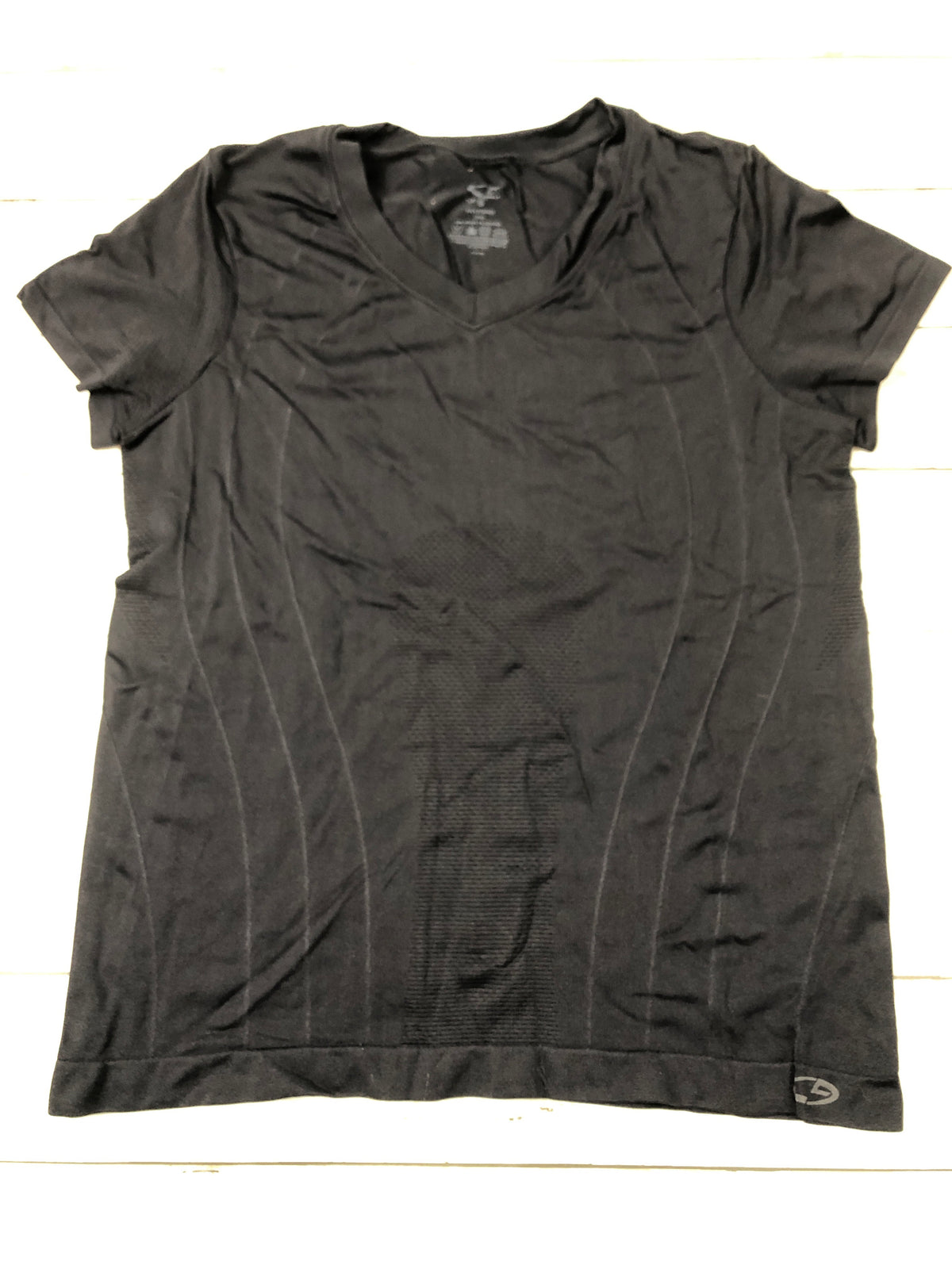 C9 black tech top - approx 16.5in chest - size Women - S (4/6)