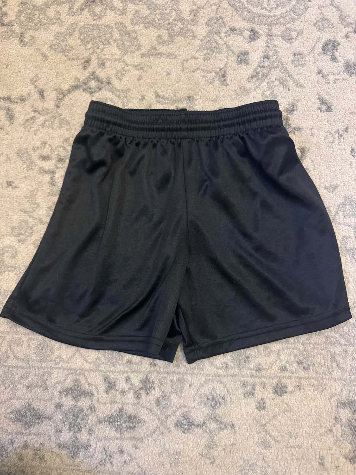 Black thin soccer shorts - brand score - size Youth - 8 (M)