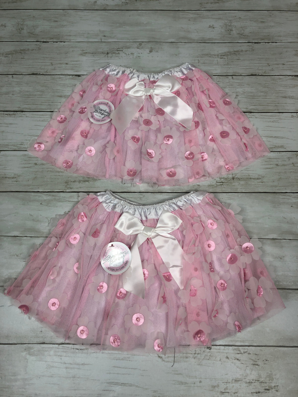 Pink & daisy tutu skirt NWT - no size tag - size Month - 3-6 / 6M