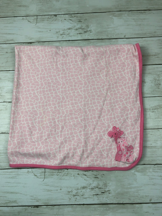 Pink giraffe blanket 2 ft x 2 ft