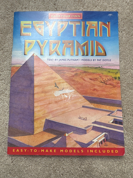 Egyptian book and models - unused