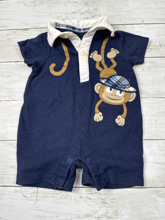 Monkey romper Sz 0-3