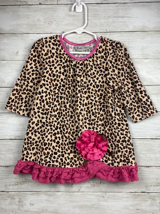 Rare, Too! Animal print tunic dress - VGUC - size Youth - 5 (XS)