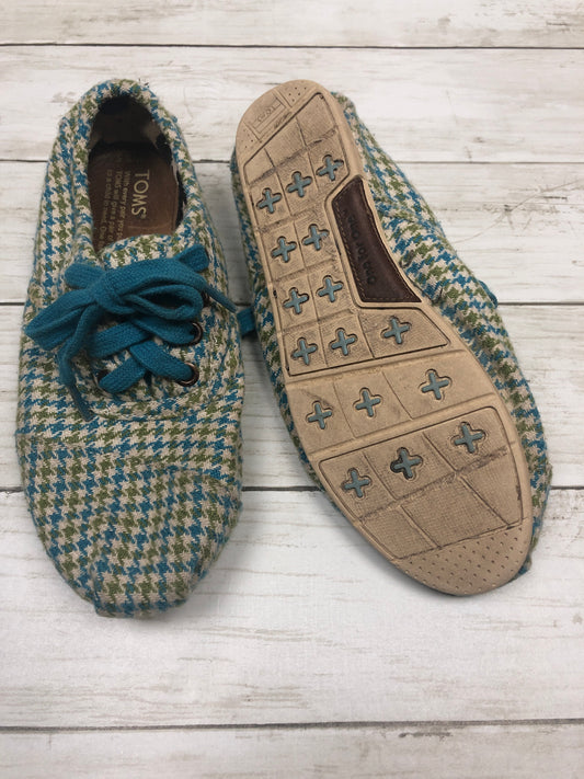 TOMS houndstooth shoes Size 5.5W - GUC - size Shoes - Kids 5 1/2