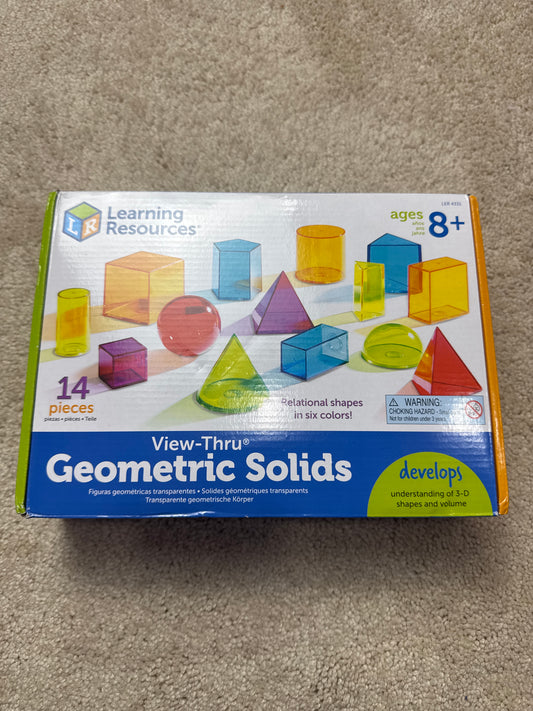 Learning Res. Geometric shapes - complete set