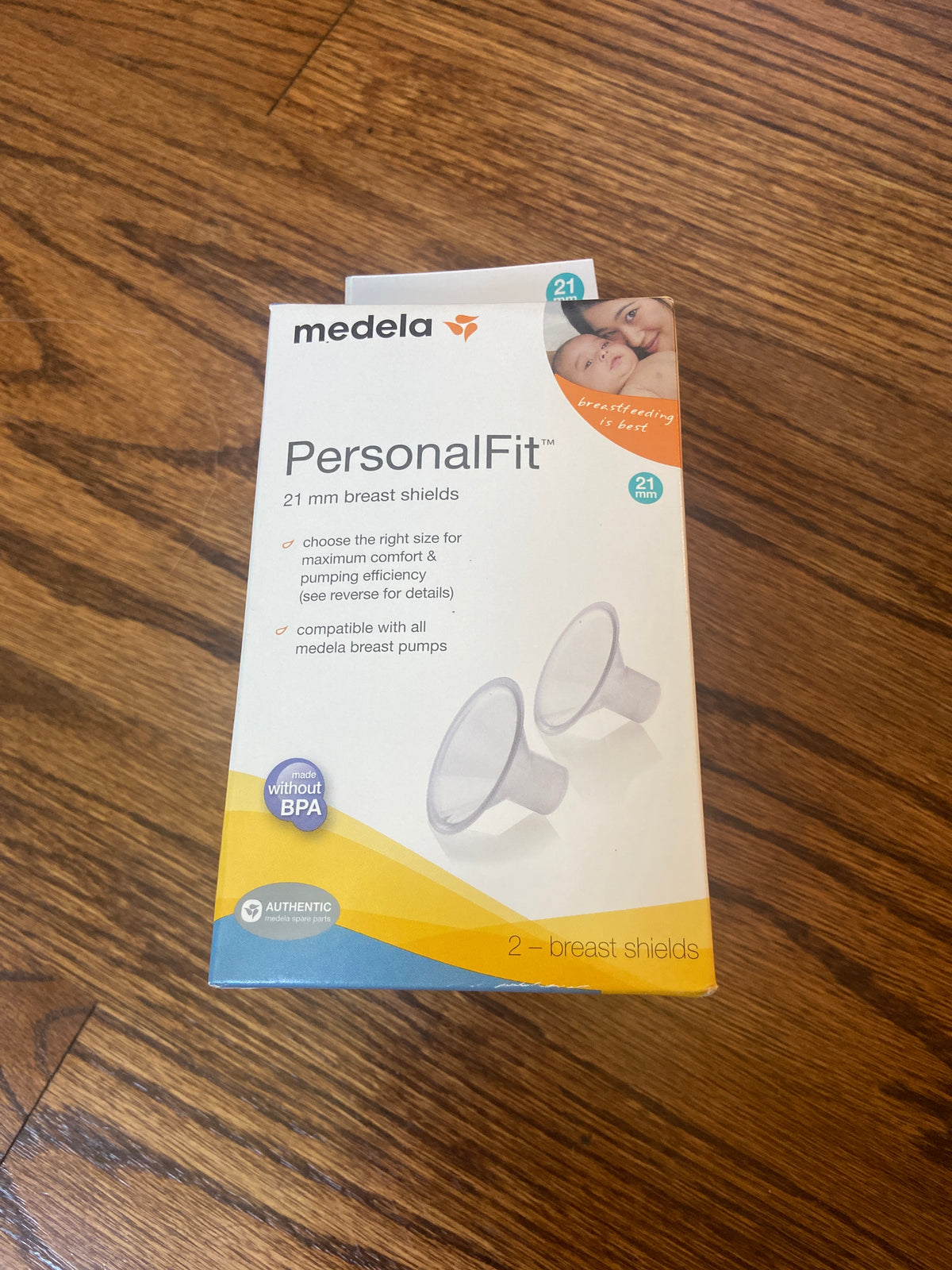 Medela Breast Shields - New in box - 21mm