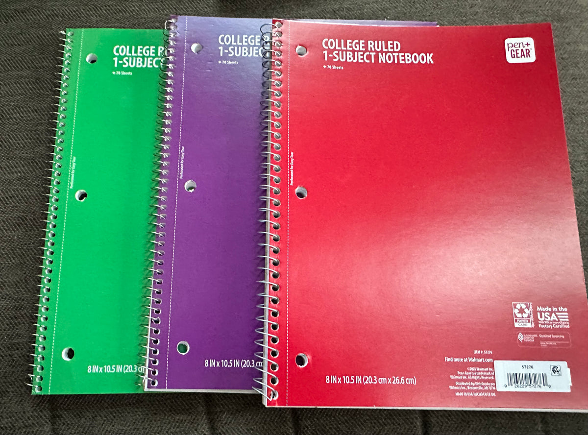 3 college notebook RPG
