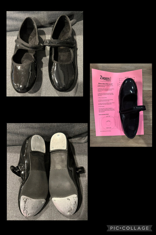 Dance Class tap shoes Labeled 3 1/2 =5 1/2 - size Shoes - Kids 5 1/2