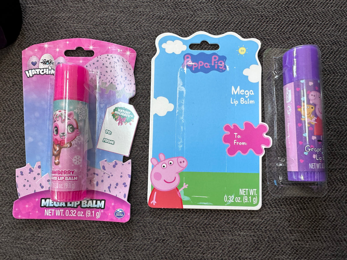REMOVED-ITEM NOT ALLOWED 2 new lip balm Peppa Pig package seal