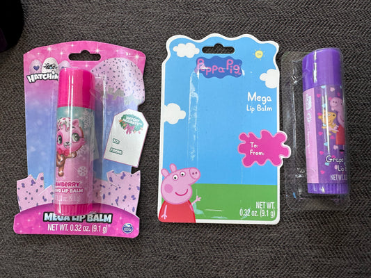 REMOVED-ITEM NOT ALLOWED 2 new lip balm Peppa Pig package seal