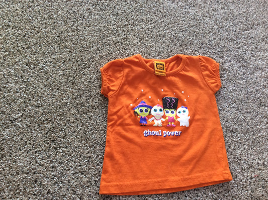 Ghoul power Halloween Tagged 12m, fits 3-6+ - size Month - 3-6 / 6M