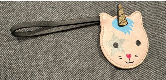 Cat unicorn bag tag Luggage tag
