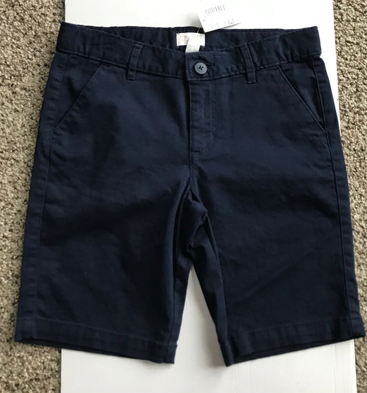 8 Plus, Shorts navy Place brand adjustable - size Youth - 8 (M)