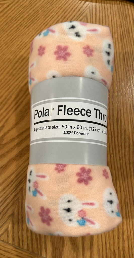 Bunny Blanket New 50 x 60 fleece