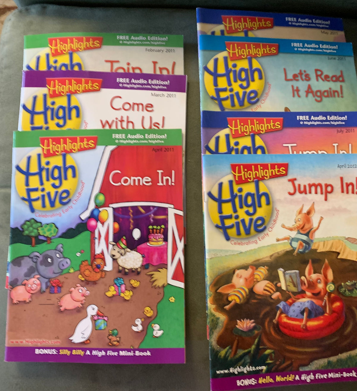 7 High 5 magazines New Cover price 2.50 each