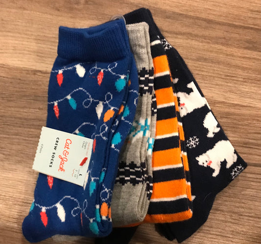 socks winter themed new cat&jack 98 polo 2 stand