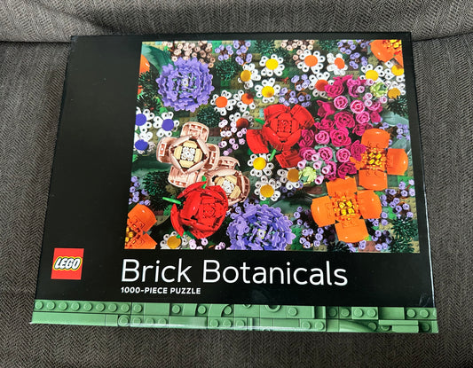 New Lego flower puzzle 1000 pc puzzle