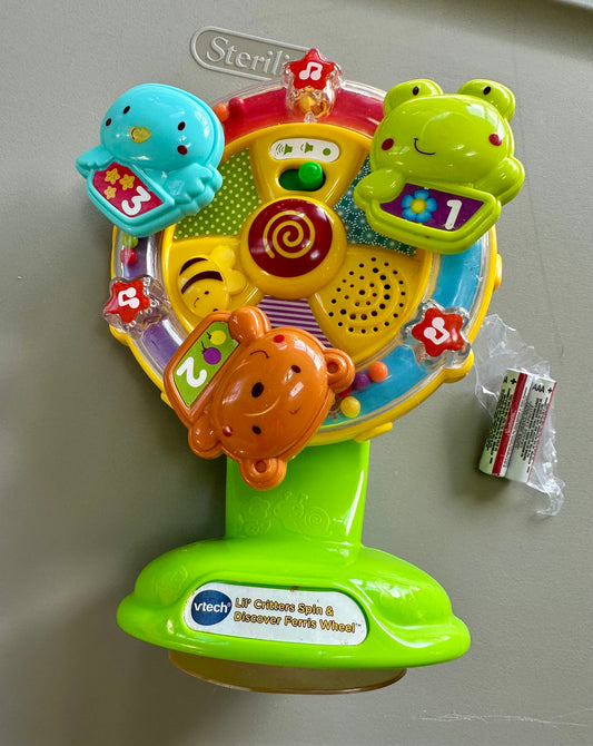 Ferris Wheel vtech 10 in Price includes batteries