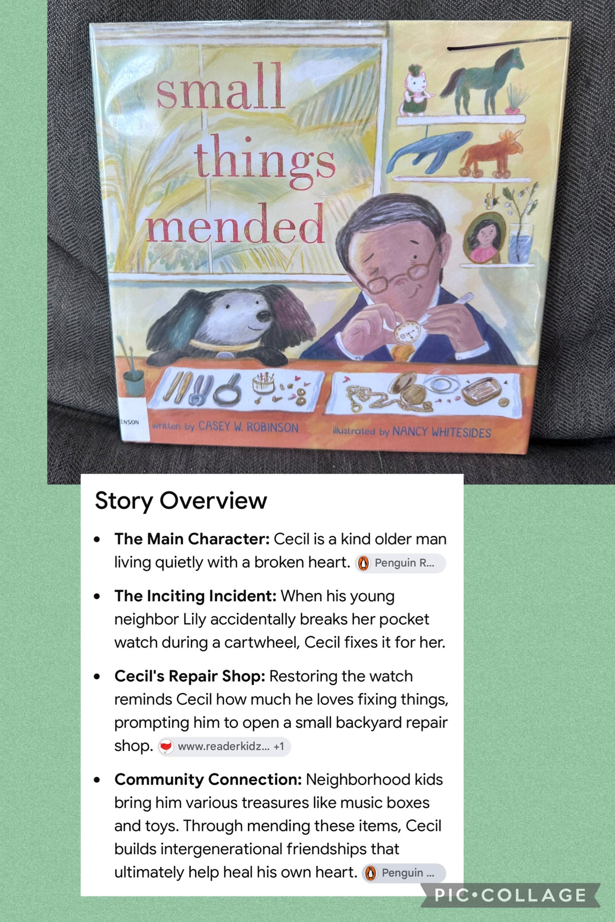 Age 4-8 small things Mended, EUC was a