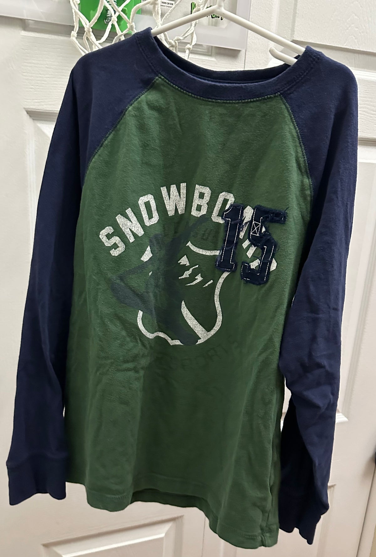 Play condition snowboard Sm. spot right shoulder - size Youth - 10 (L)