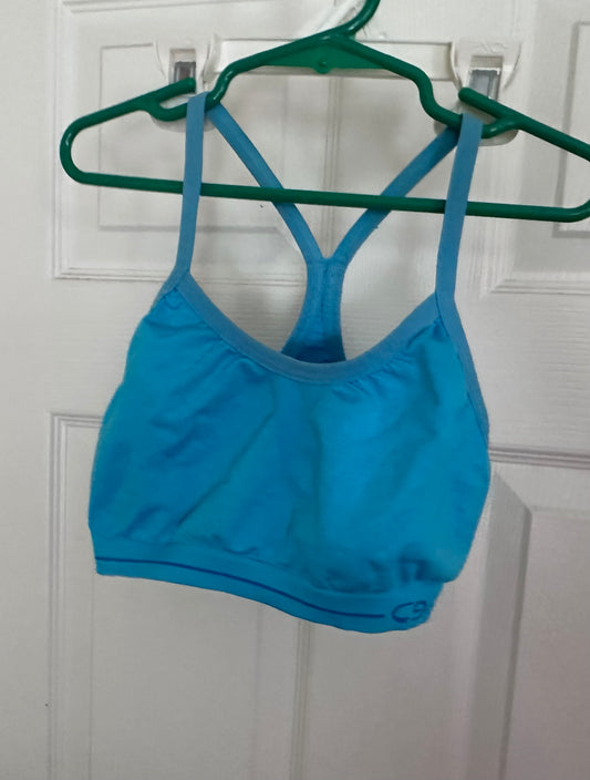 Champion blue sports bra Approx 10-12 yr old tagS - size Youth - 10 (L)