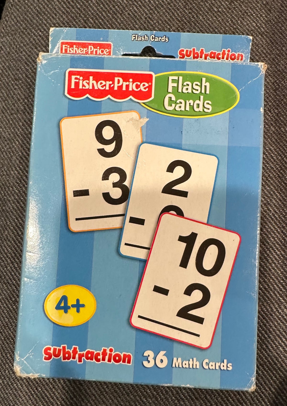 Flash cards 34 cards Fisher price subtraction