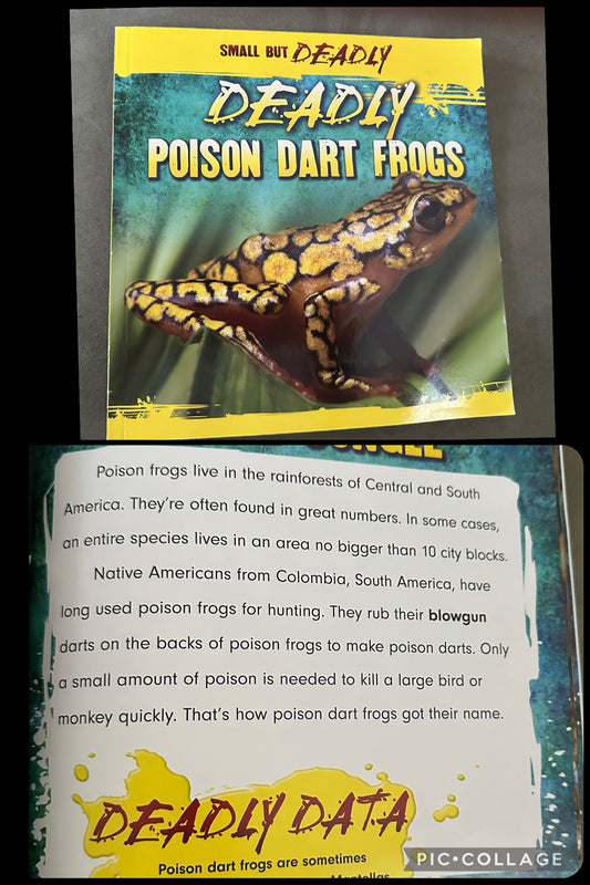 Deadly Dart frogs Like New 20 pgs
