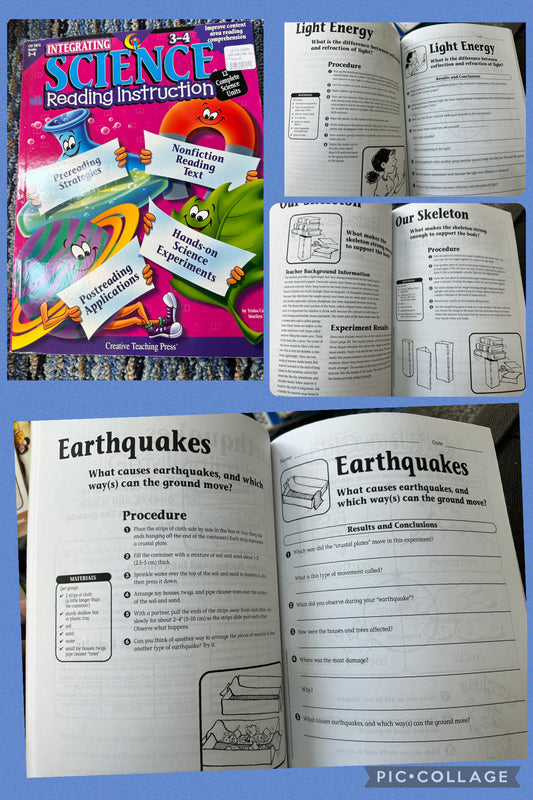 3-4 gd Science workbook New inside 144 pgs