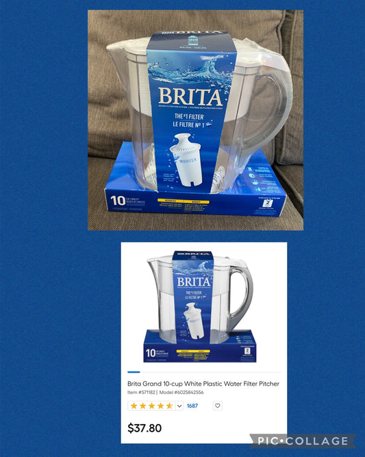 new Brita water system 10 cup capacity