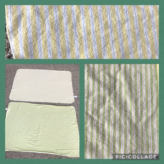 Receiving blanket Carter (2) green / yellow EUC