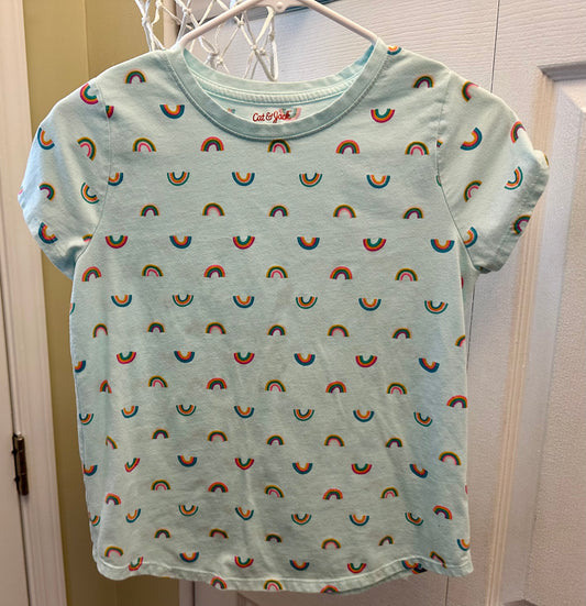 10/12 plus  tshirt l Cat & Jack rainbow - size Youth - 10 (L)