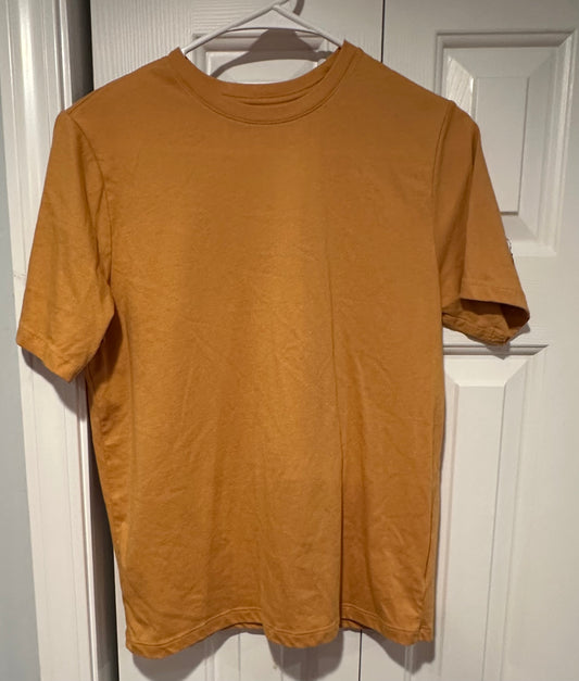 EUC autumn yellow color Cotton tee gently worn - size Youth - 14 (XL)