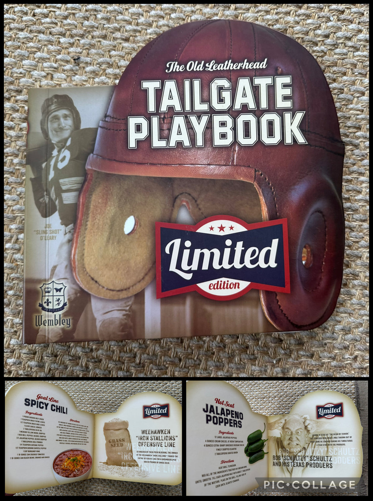 Football recipe book Great gift for dad!