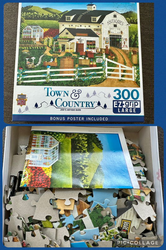 300 pc puzzle EUC Antique barn all pieces!