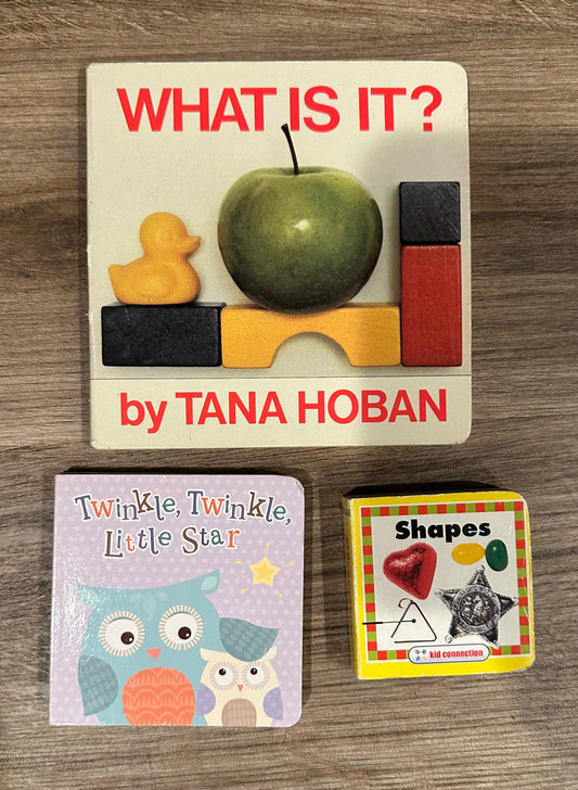 3 boards bks What is it? basic objects, shapes