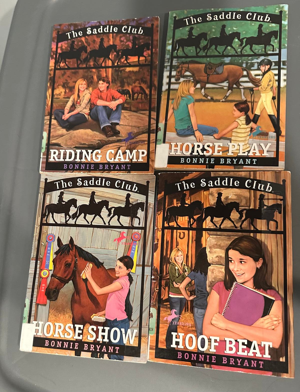 4 The Saddle Club books Tween age horse lovers