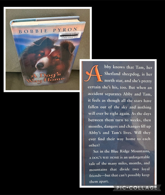 A dog's way home 321 pgs, withdrawn book