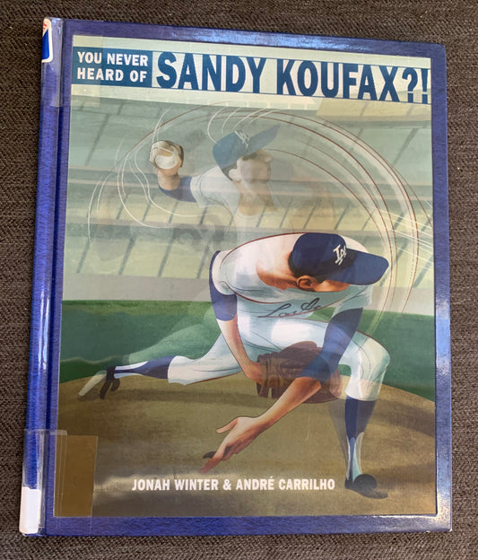 Baseball Sandy Koufax Withdrawn book in EUC